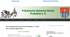 Desktop Screenshot of fsv-pretzfeld.de